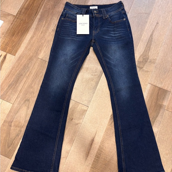 Love Soho Denim - Love SoHo Size 9 Bootcut Low Rise Jeans